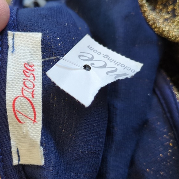 DIOSA Metallic Goddess Mini-Dress - Picture 6 of 11